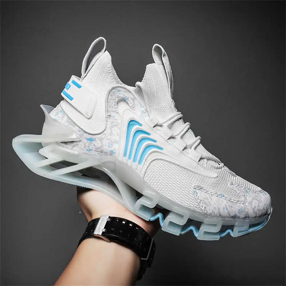 Streetwear Brand New - Blue Slipon Long Pink Boots Light