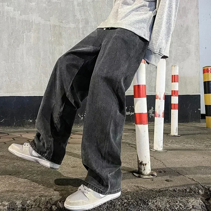 Streetwear Brand New - New Streetwear Loose Jeans Men Korean
