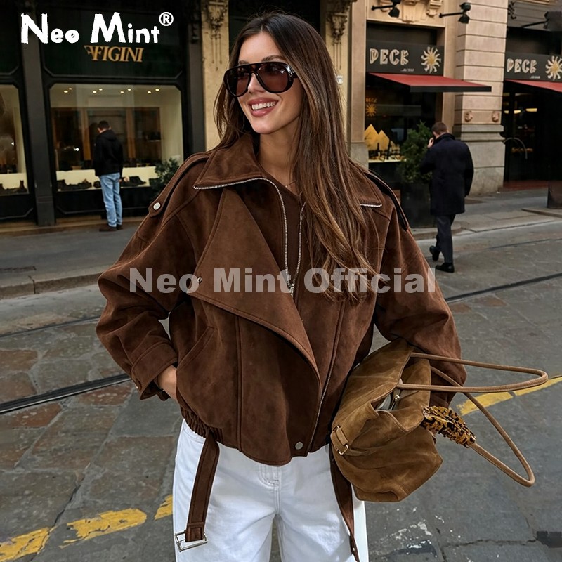 Streetwear Brand New - Neo Mint Autumn New Brown Oversized