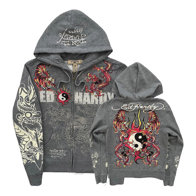 Streetwear Brand Hoodie - American Gothic Ro Skull Bones Oversized