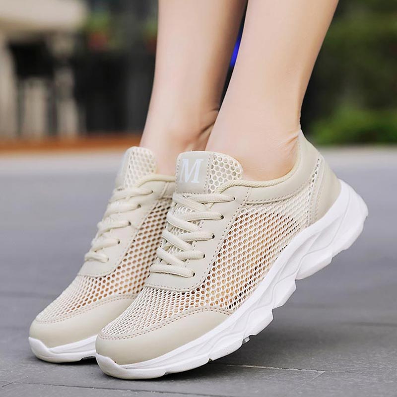 Summer Breathable Sneakers Wom - огляд і ціна Streetwear Brand With White Flowers