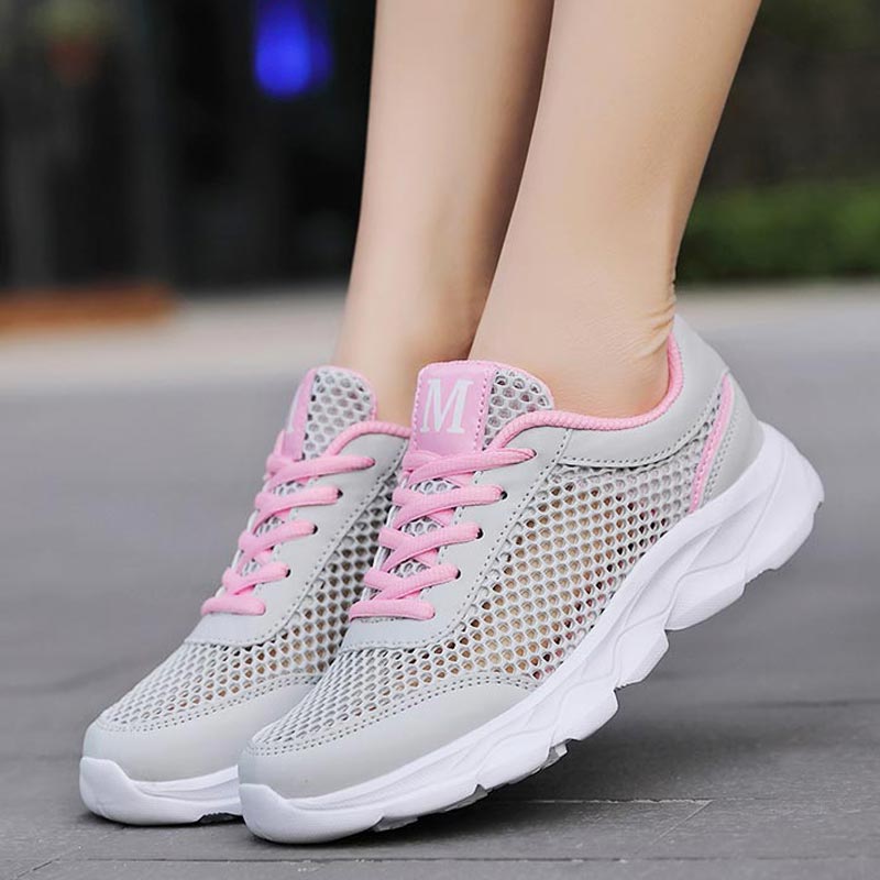 Summer Breathable Sneakers Wom - огляд і ціна Streetwear Brand With White Flowers