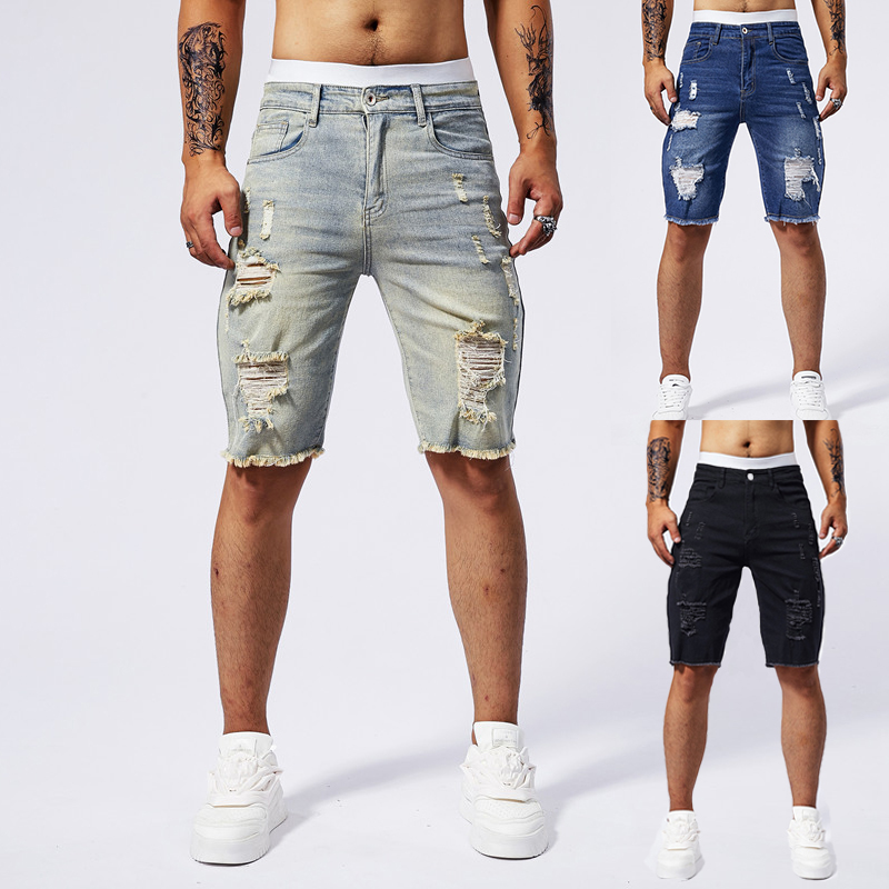 2025 Summer New Men's Ripped D - огляд і ціна Streetwear Brand New
