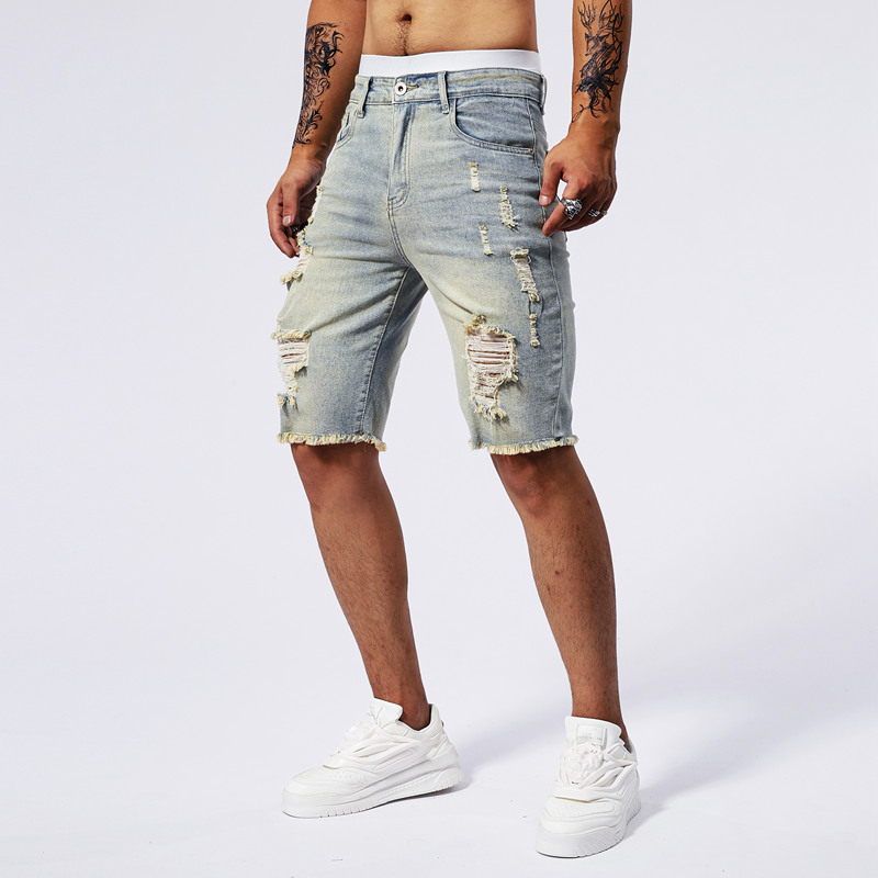 2025 Summer New Men's Ripped D - огляд і ціна Streetwear Brand New