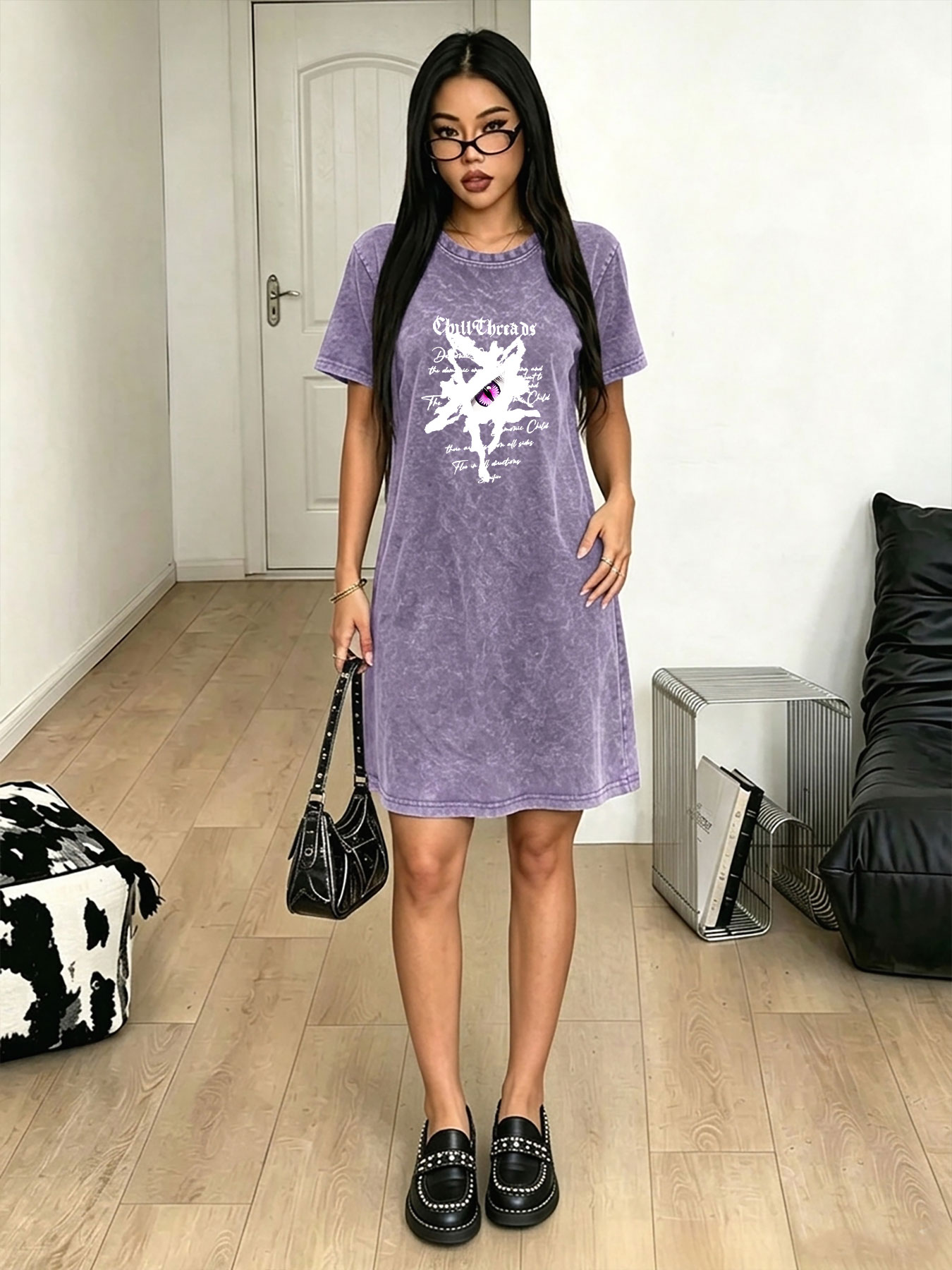Women's Washed Vintage T-Shirt - огляд і ціна Streetwear Brand With Eye
