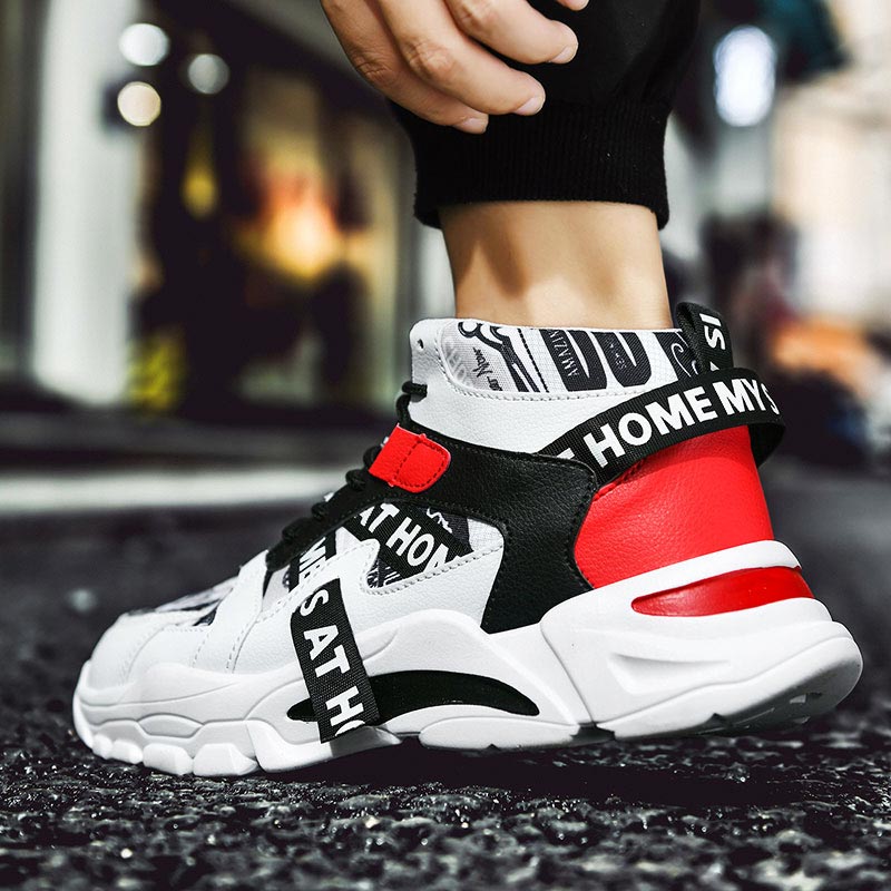 Large Size High Top Chunky Man - огляд і ціна Streetwear Brand With White Flowers