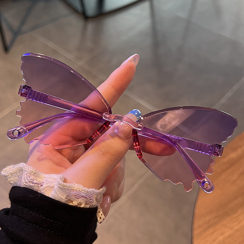 Vintage Rimless Butterfly Shap - огляд і ціна Streetwear Brand With Butterfly