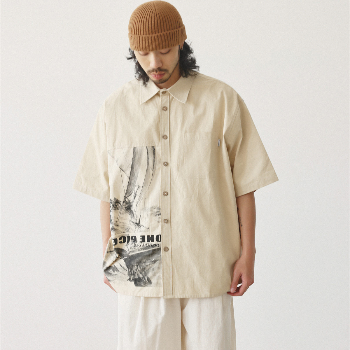 Japanese Fashion Shirts Men Vi - огляд і ціна Japanese Brand Streetwear Vintage
