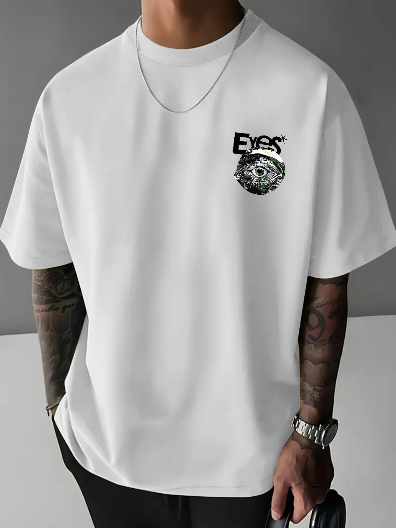 Men's Oversized New York Gothi - огляд і ціна Streetwear Brand With Eye