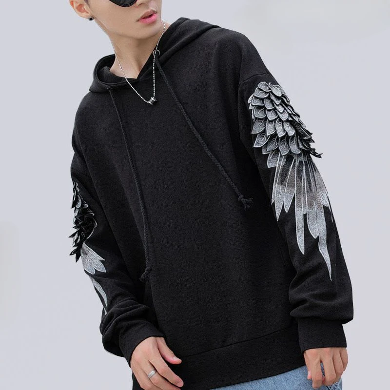 Sweatshirt for Men Hooded Embr - огляд і ціна Streetwear Brand Hoodie