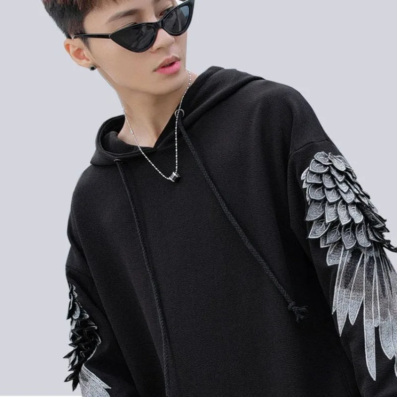 Sweatshirt for Men Hooded Embr - огляд і ціна Streetwear Brand Hoodie