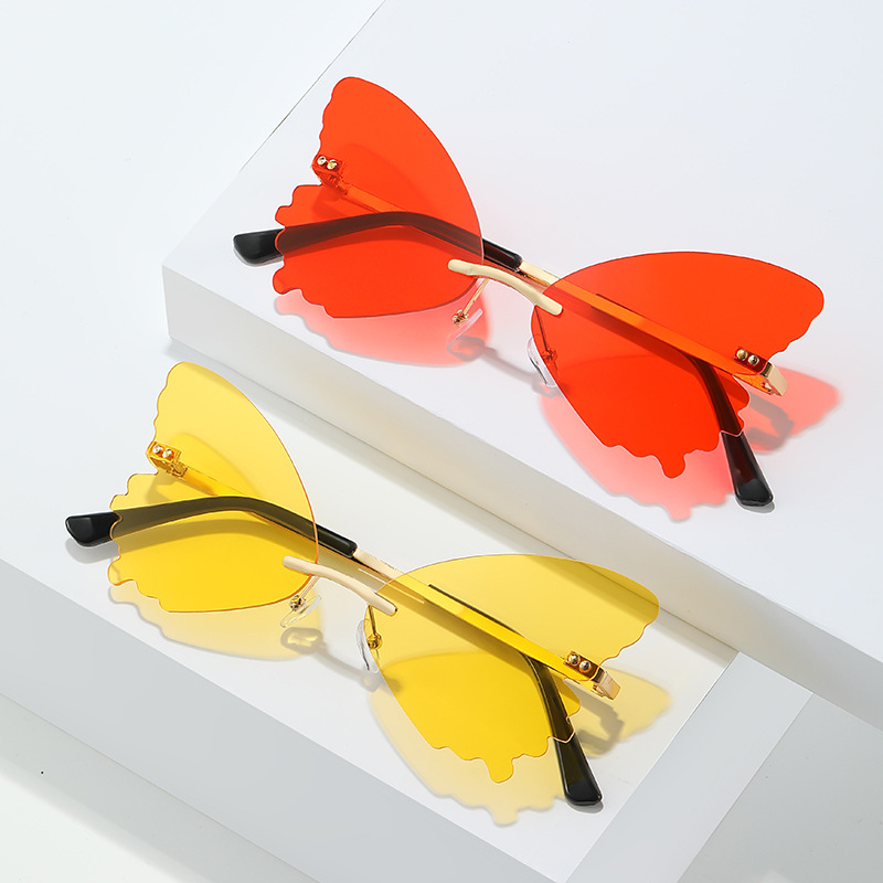Vintage Rimless Butterfly Shap - огляд і ціна Streetwear Brand With Butterfly